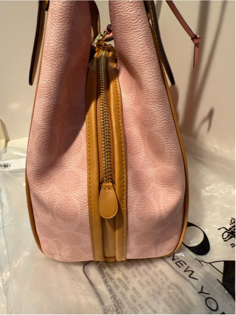 Coach Erin Shoulder Bag Authentic In Signature Canvas With Charms CEL13 NWOT - Picture 9 of 16